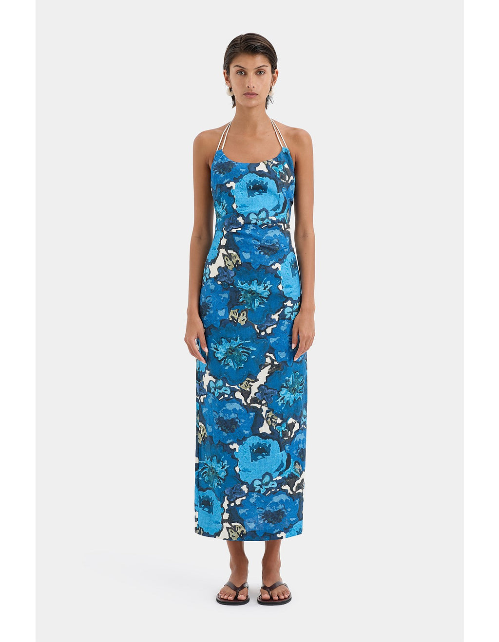 Sir The Label Camellia Midi Dress