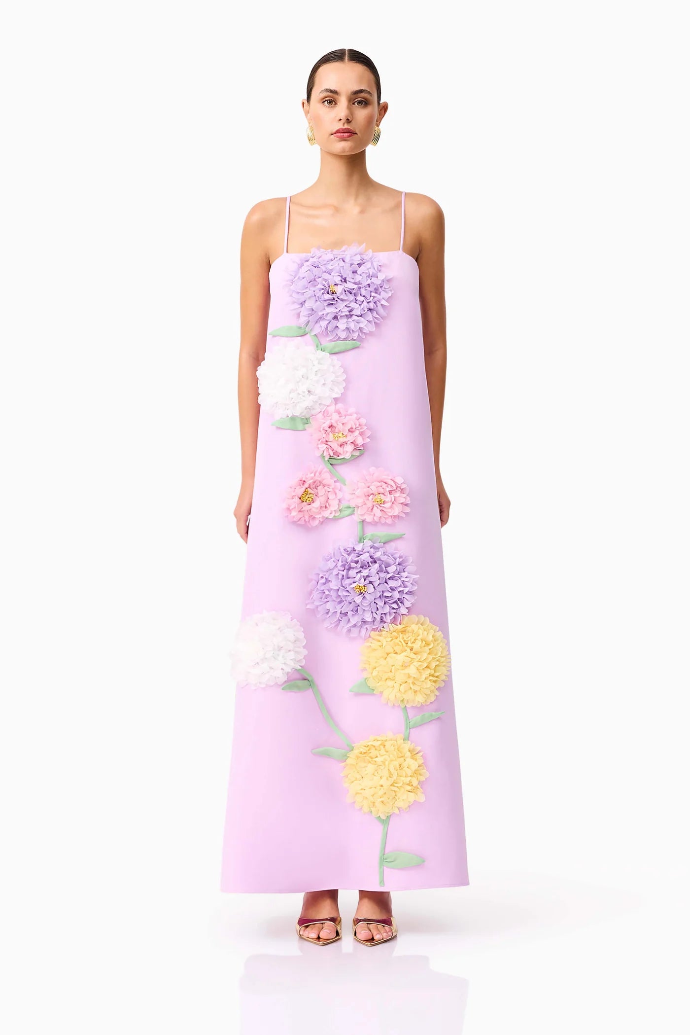 Elliatt Buttercup Embroidered Maxi