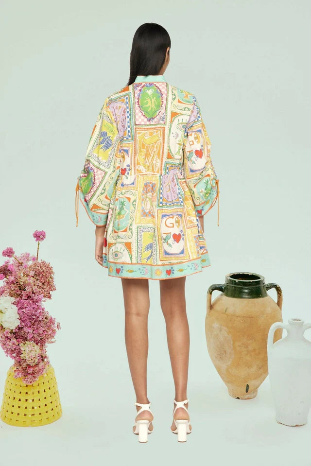 Alemais Holiday Go To Mini Dress Multi