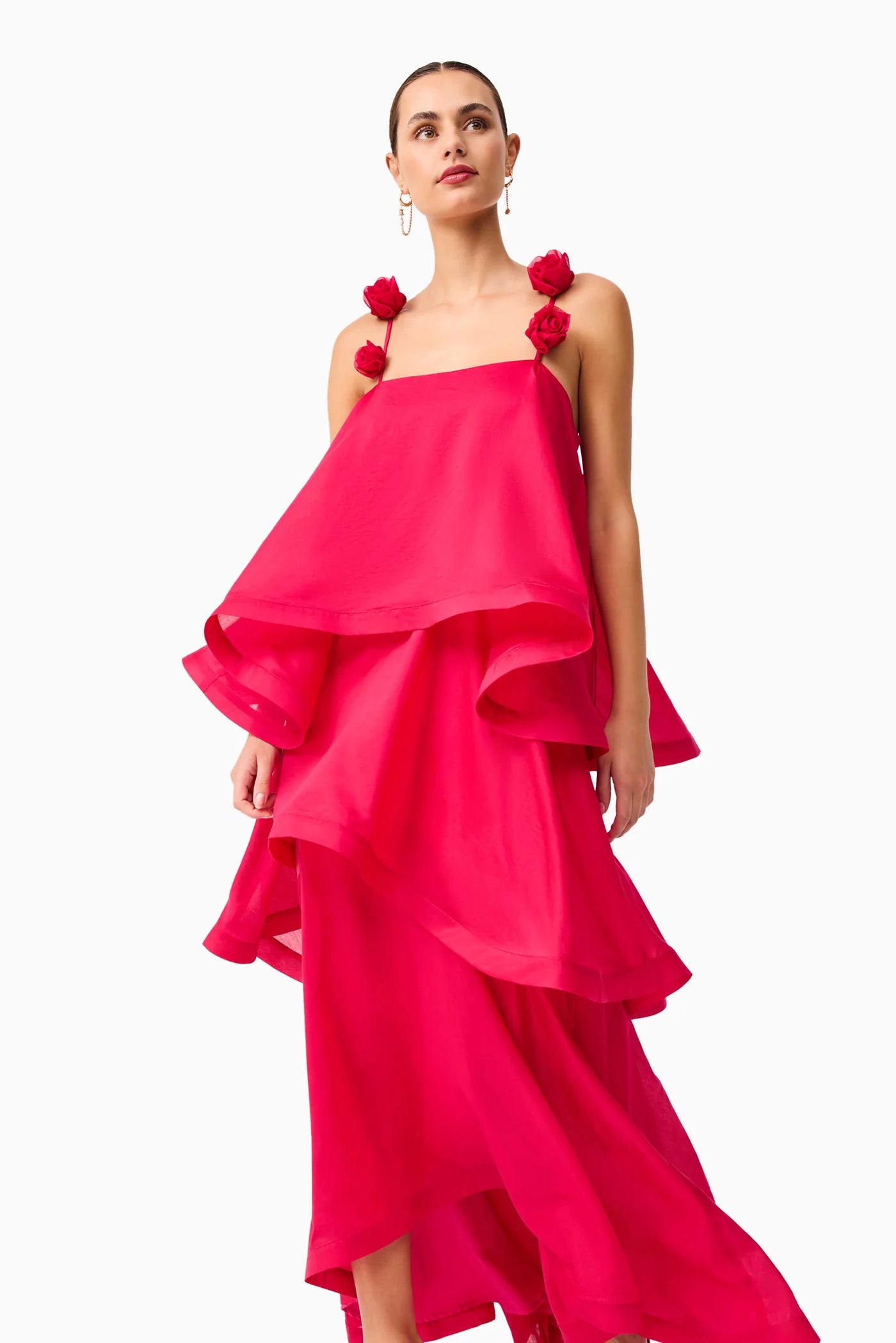 Elliatt Thalia Tiered Gown Pink