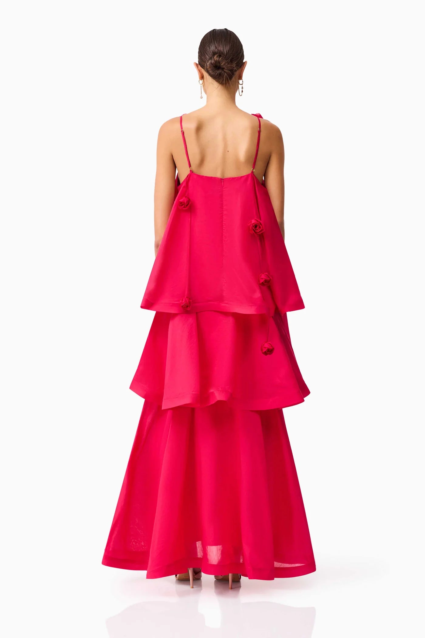 Elliatt Thalia Tiered Gown Pink
