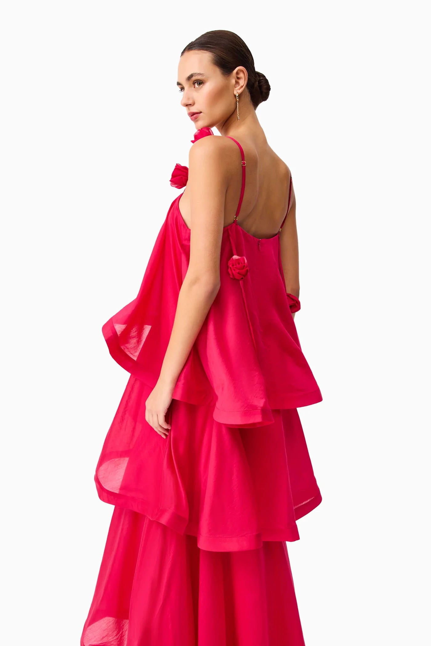 Elliatt Thalia Tiered Gown Pink