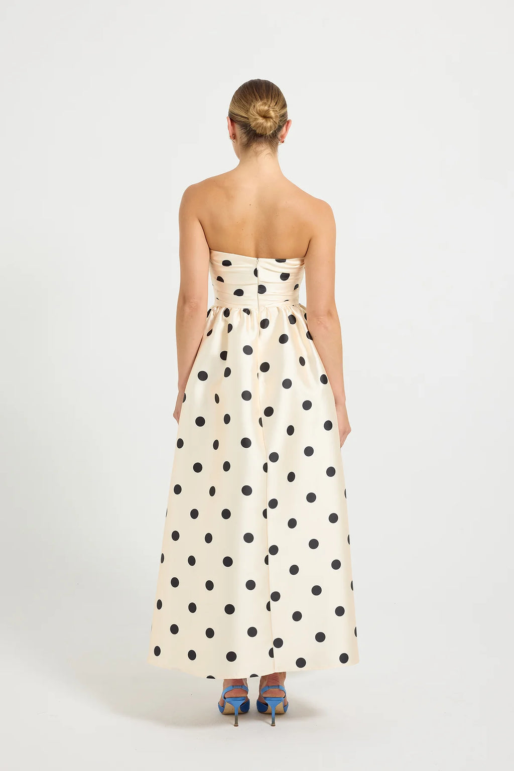 Pasduchas Dottie Strapless Midi Dress