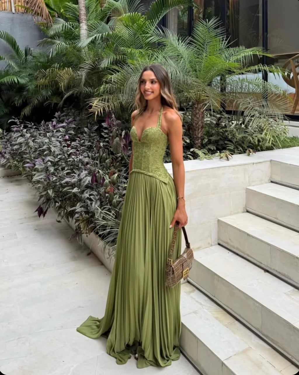 Fenity Gaia Dress Green