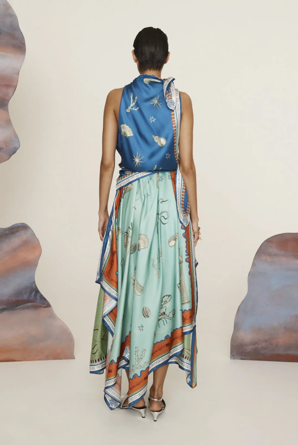 Alemais Surrealist Summer Scarf