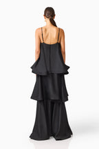 Elliatt Tilly Tiered Maxi Dress Black