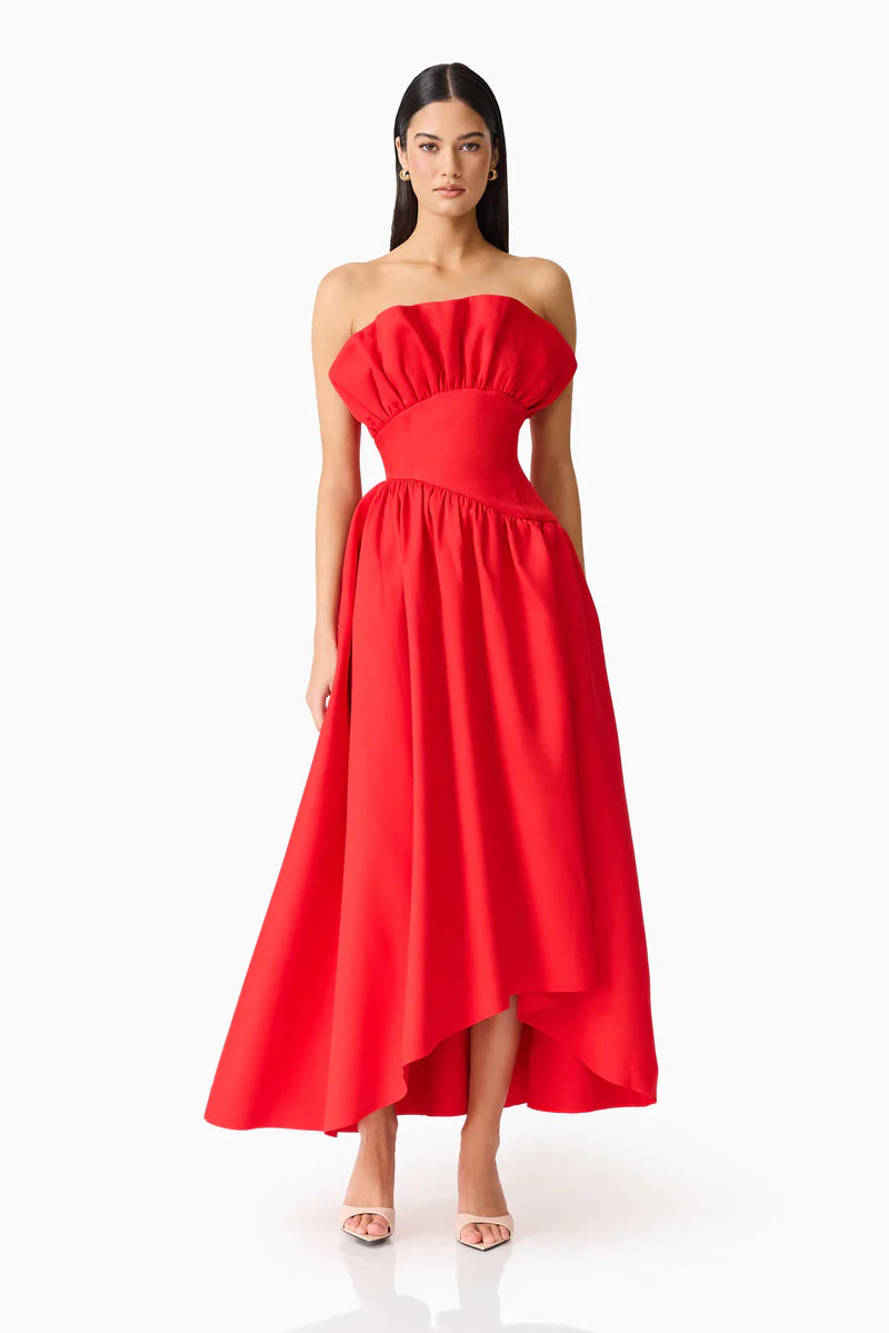 Elliatt Laurel Sleeveless Maxi Dress Red