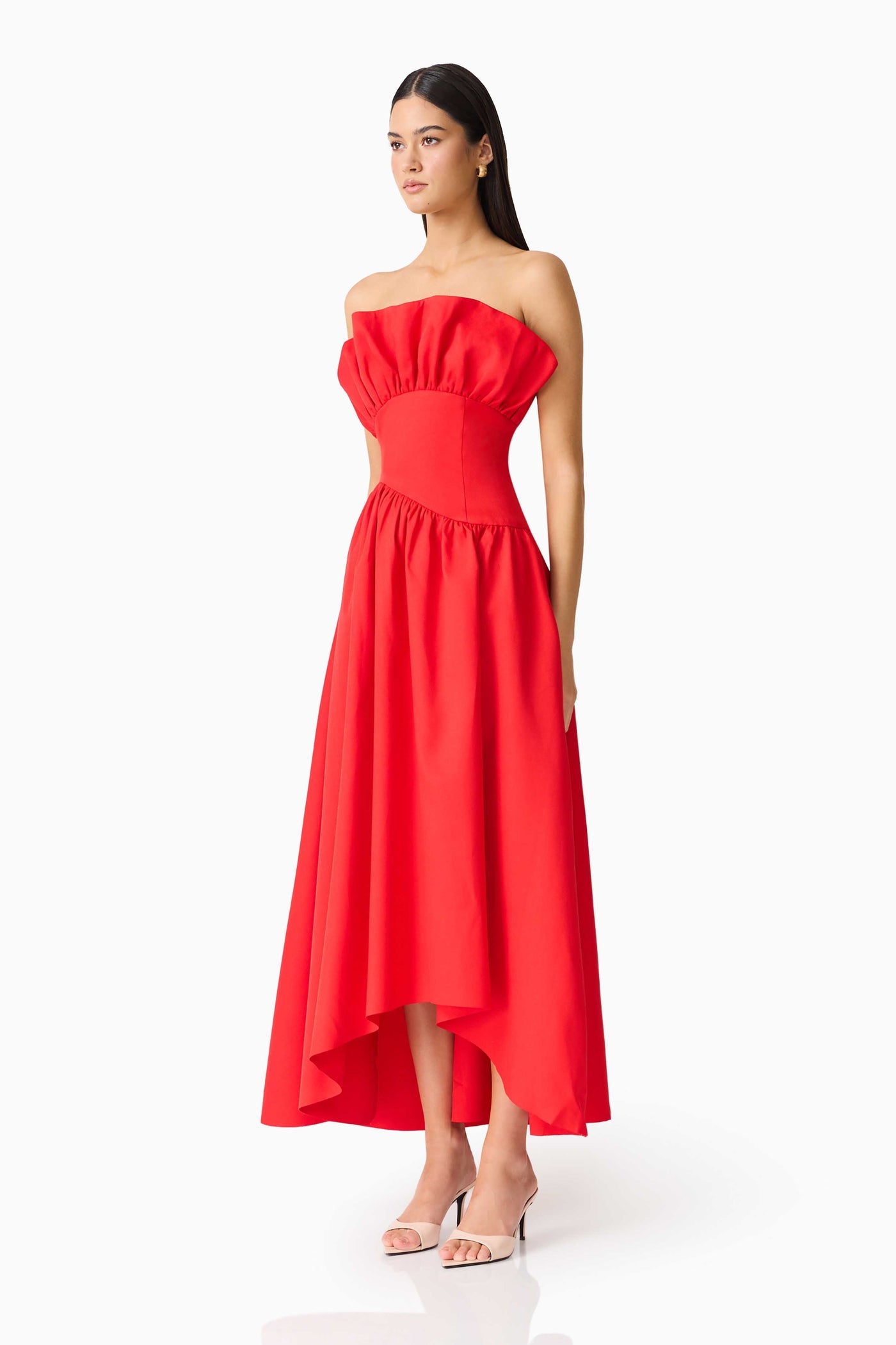 Elliatt Laurel Sleeveless Maxi Dress Red