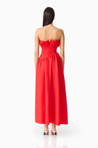 Elliatt Laurel Sleeveless Maxi Dress Red