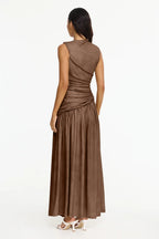 Acler Deanhill Maxi Dress Sepia