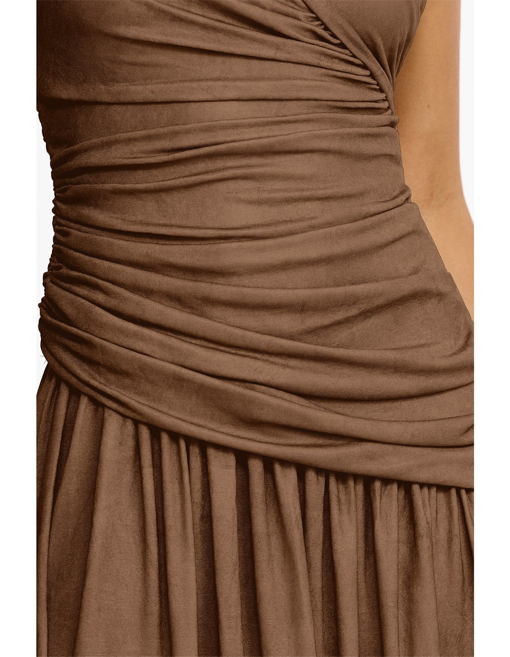 Acler Deanhill Maxi Dress Sepia