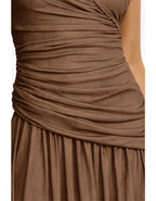 Acler Deanhill Maxi Dress Sepia