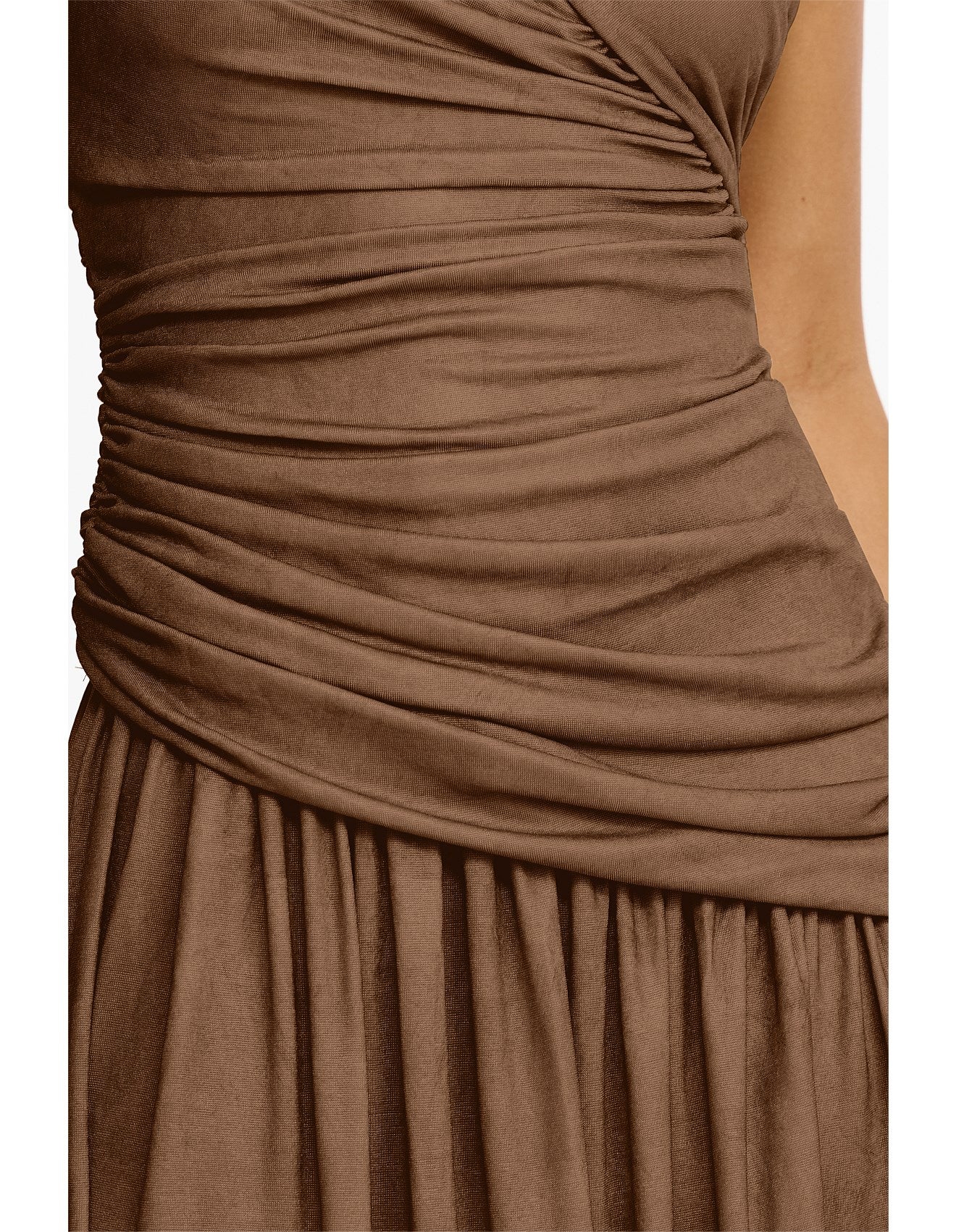 Acler Deanhill Maxi Dress Sepia
