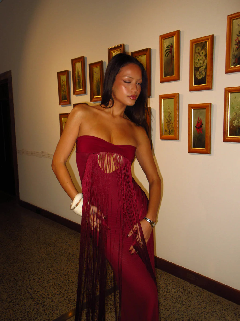 Deconduarte Venus Dress Wine