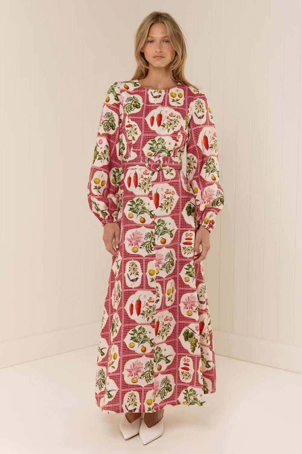 Palm Noosa Melrose Dress Citrus Tole