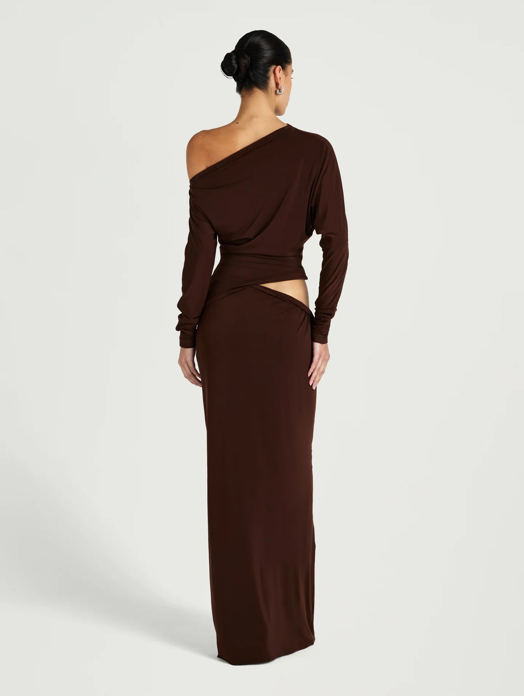 Benni Enya Maxi Dress Chocolate Brown