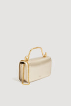 Aje Celeste Flower Clutch Ivory