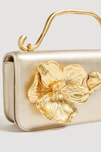 Aje Celeste Flower Clutch Ivory