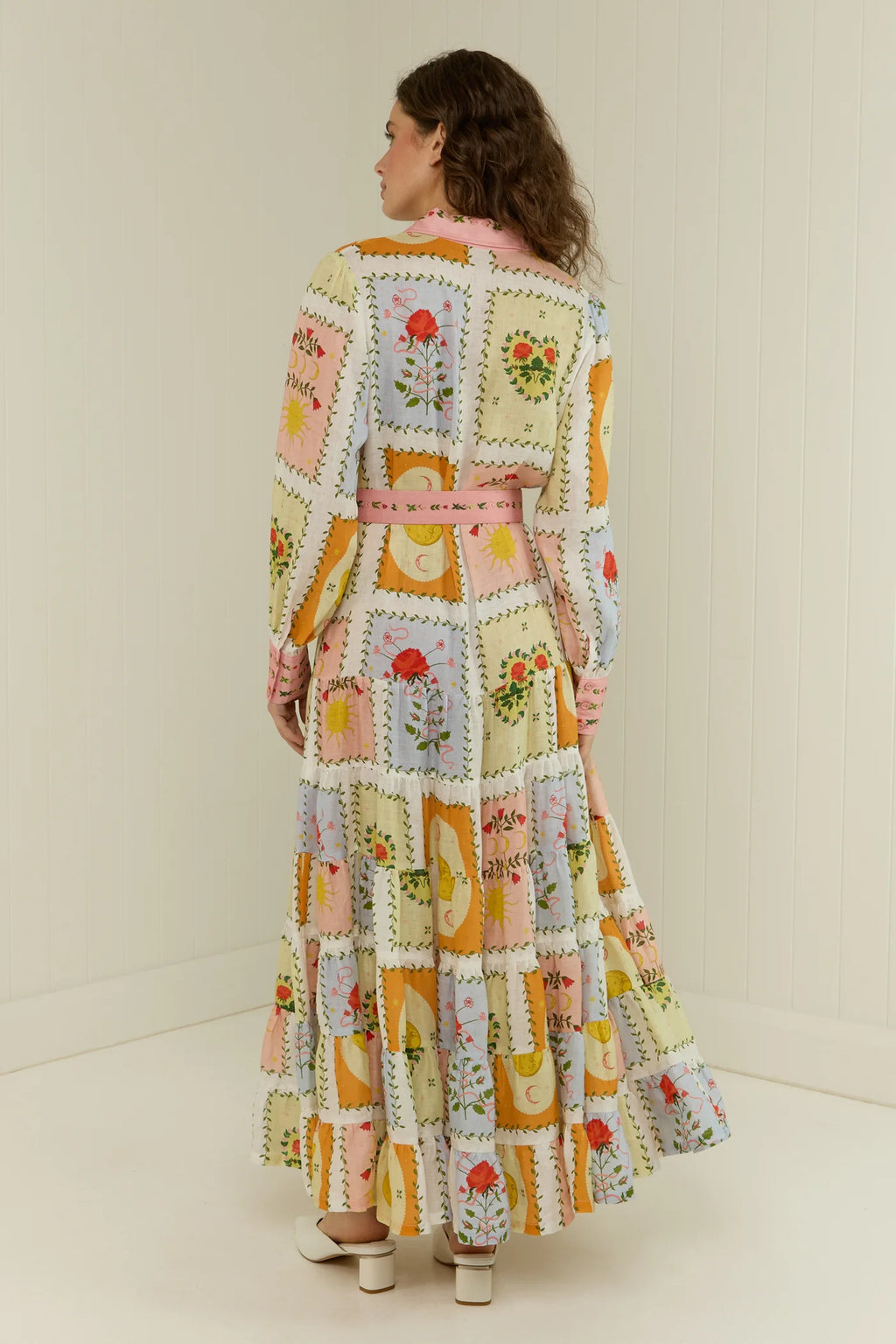 Palm Noosa Aria Midi Dress Siesta Tile