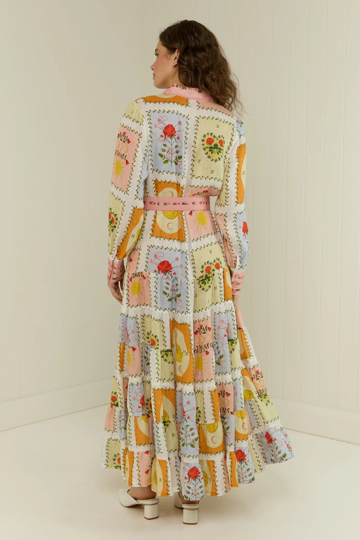Palm Noosa Aria Midi Dress Siesta Tile