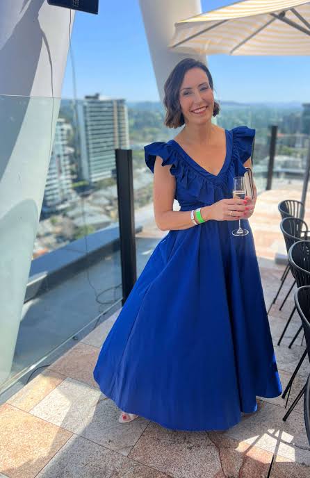 Morrison Zeta Midi Dress Cobalt