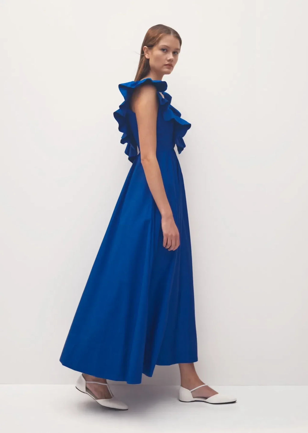 Morrison Zeta Midi Dress Cobalt