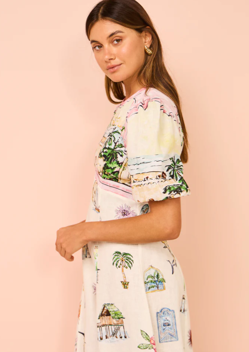 Alemais Sunset Midi Dress