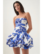 Aje Violette Bubble Hem Mini Dress