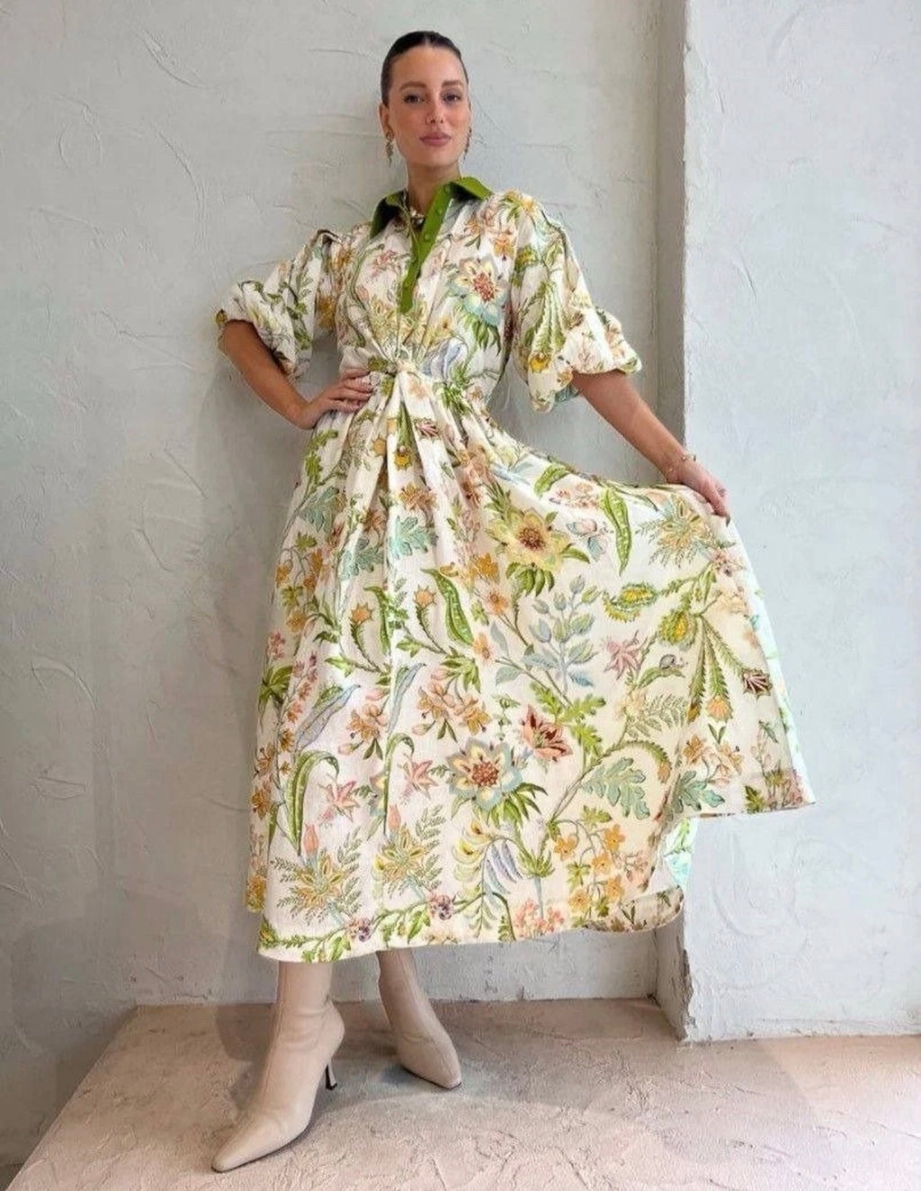 Alemais Ira Twist Front Dress