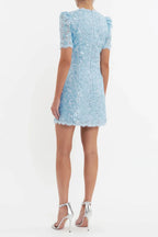 Rebecca Vallance Leyla Short Sleeve Mini Dress