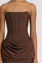 Eliya The Label Hilda Gown Brown