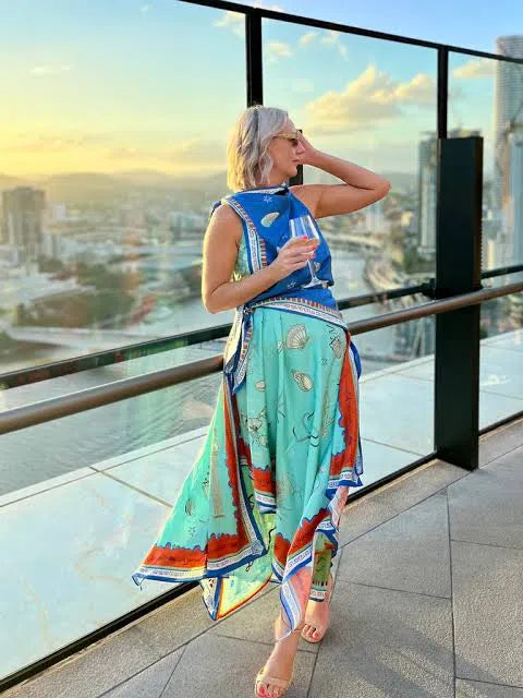 Alemais Surrealist Summer Scarf