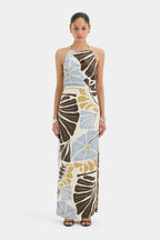 Sir The Label Lola Pleated Midi Dress